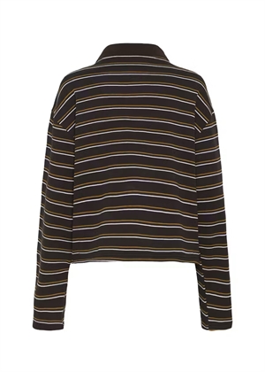 Pilova ls bluse Ganache Striped Gestuz 